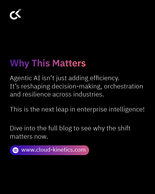 Agentic AI: From Operational Speed to Strategic Agility