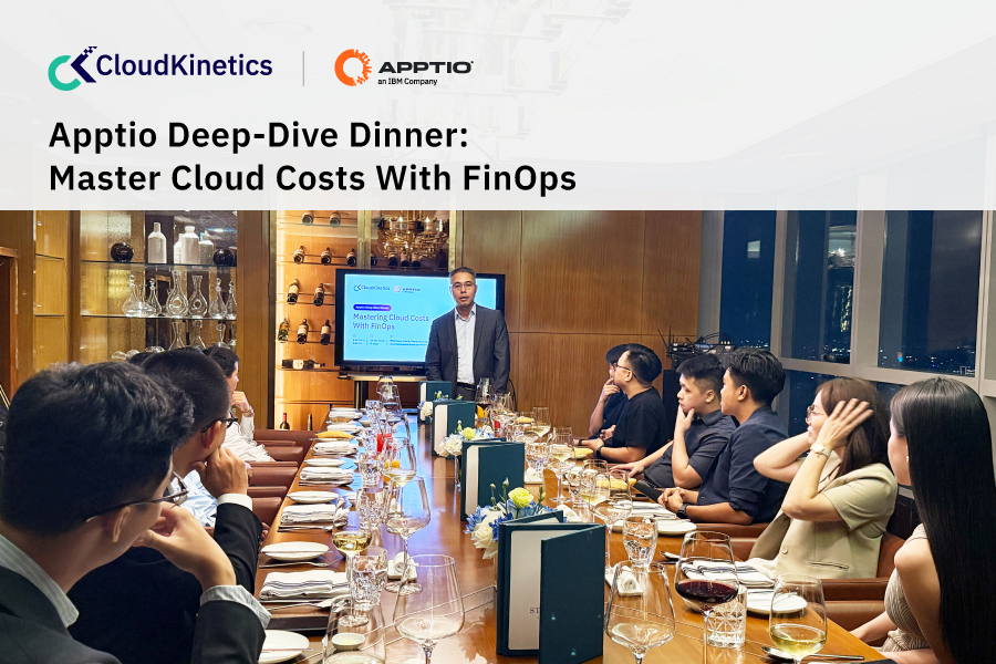 Apptio Deep-Dive Dinner Mastering Cloud Costs with FinOps.